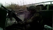 АГС ДНР работает по позициям АТО / Grenade launcher pro-Russians rebels shooting