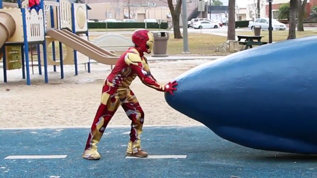 CAPTAIN AMERICA CIVIL WAR vs IRON MAN Marvel Superhero Battle goes jail IN REAL LIFE Movie Trailer