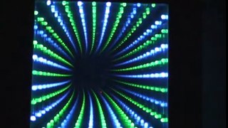 LED Infinity Mirror with Multiple Patterns, DIY