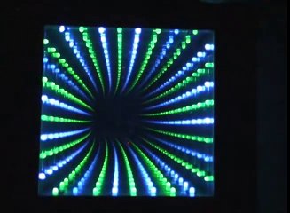 LED Infinity Mirror with Multiple Patterns, DIY