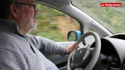 Saint-Brieuc. Laurent utilise une voiture électrique "économique et écologique"