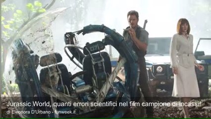 Jurassic World, quanti errori scientifici nel film campione di incassi!