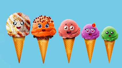 Ice Cream Cone Finger Family / Nursery Rhymes