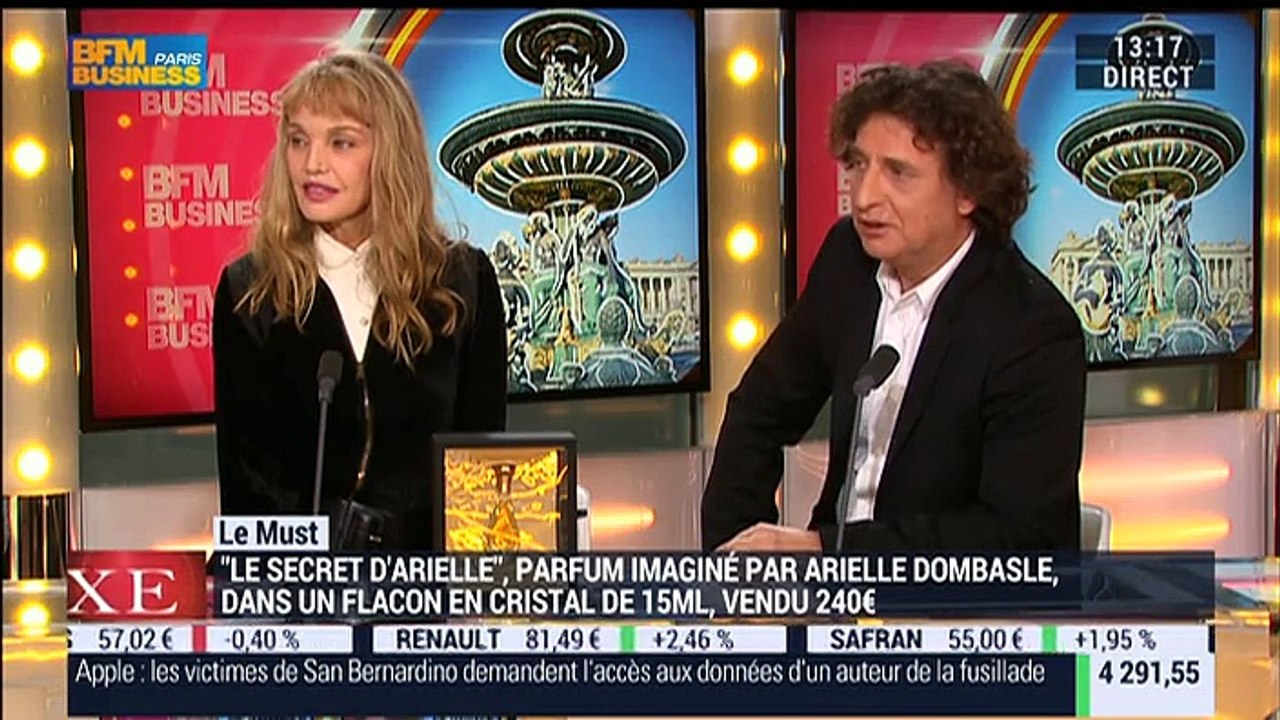 Le Must: "Le secret d'Arielle", le nouveau parfum d'Arielle Dombasle - 22/02