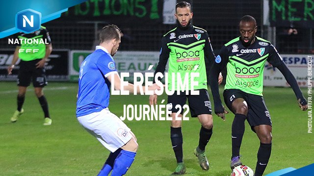 Championnat National : tous les buts de la 22e journée (2015-2016)