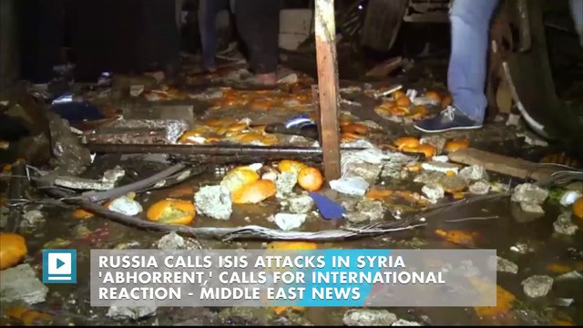 Russia Calls ISIS Attacks in Syria 'Abhorrent,' Calls for International Reaction