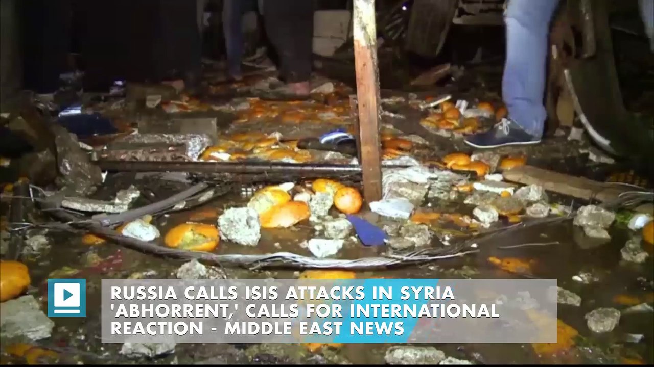 Russia Calls ISIS Attacks in Syria 'Abhorrent,' Calls for International Reaction