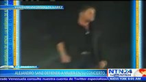 ‘Eso no se hace’: Alejandro Sanz defiende a mujer agredida por un hombre en pleno concierto