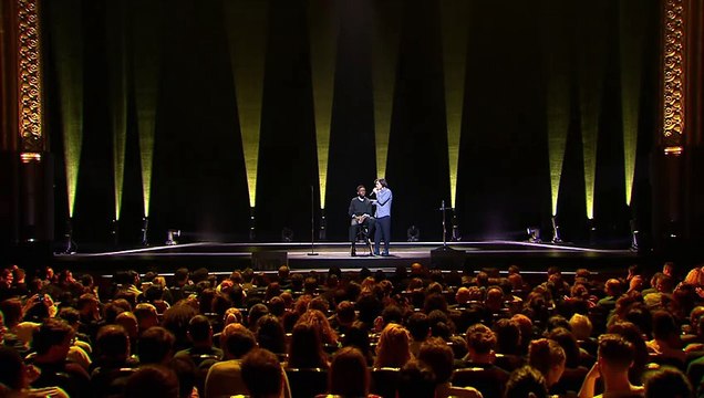 Thomas Ngijol, Orelsan et Gringe dans une battle de rap