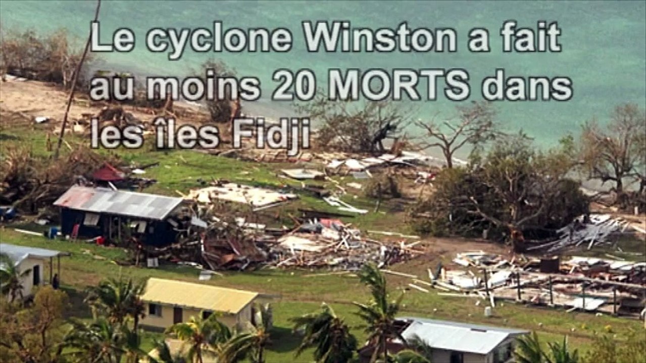 Le cyclone Winston dévaste les Fidji et fait au moins 20 morts