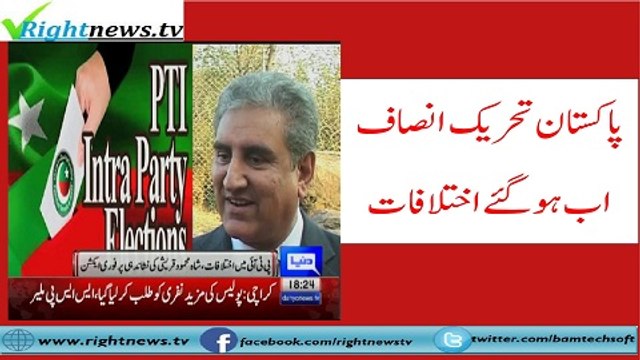 Intra-party Elections PTI Members Differences
