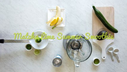 Matcha Lime Summer Smoothie