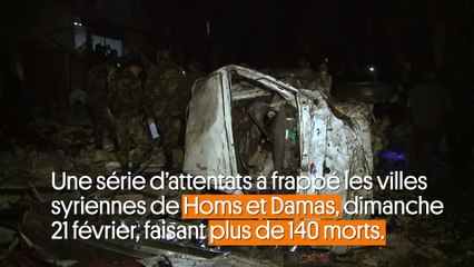Syrie : Plus de 140 morts dans une série d'attentats