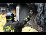 Cogoleto (GE) - Incendio nell'ex fabbrica Tubighisa (22.02.16)