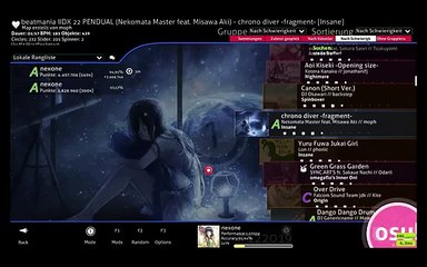 Osu! Nekomata Master feat. Misawa Aki - chrono diver -fragment- [Insane] (1024p FULL HD)