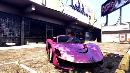 GTA 5 Online: Modded Car Showcase *Rockstar Editor* (GTA 5 Modded Colour "Pinny Pink")