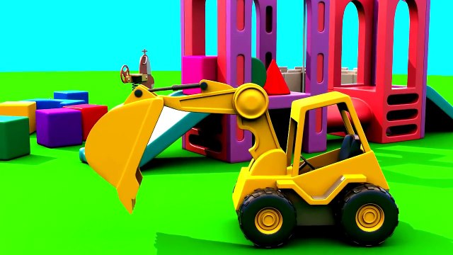 Çizgi Film Akıllı excavator Dodo figürleri öğreniyor (Koni) Bölüm 1