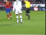 Stupid Nani Cancels Cristiano Ronaldo Amazing Goal against Spain [17/11/2010]