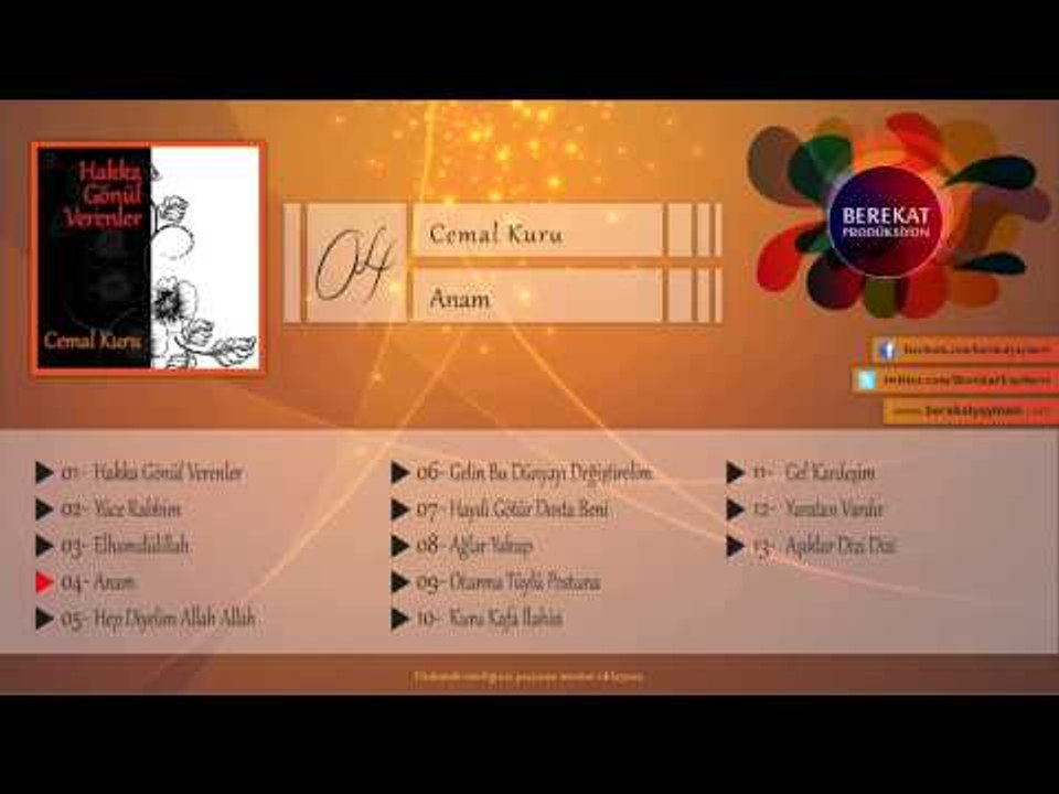 Cemal Kuru - Anam (Kaside)