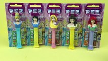 PEZ Disney Princess Candy Dispensers, include Princess Cinderella, Snow White, Rapunzel Belle, Ariel