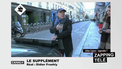 Julien Lepers fait la manche dans la rue !