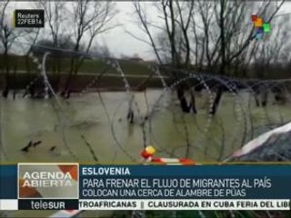 Eslovenia construye muros y cercas alambradas para evitar a migrantes