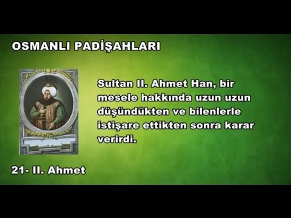 21 - II. Ahmed