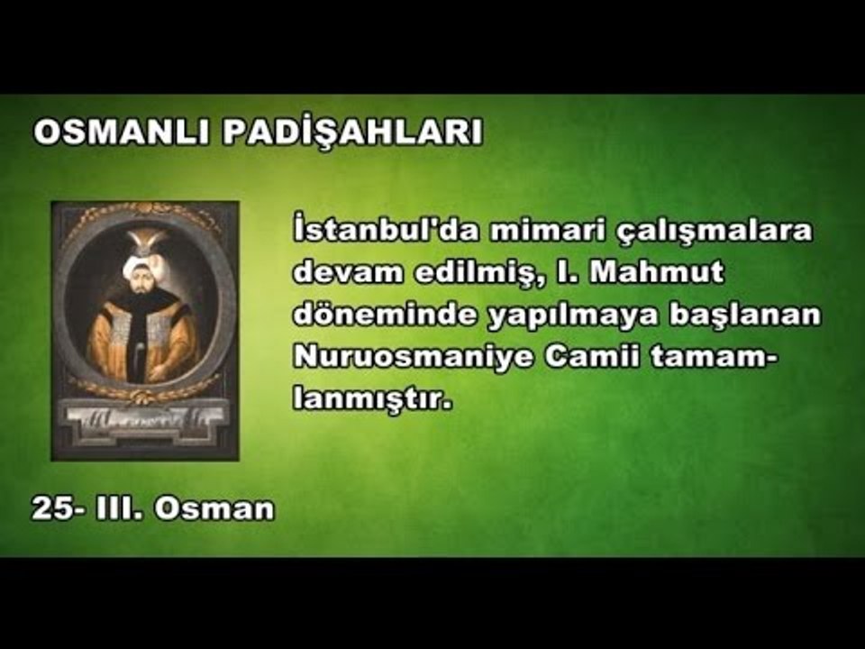 25 - III. Osman