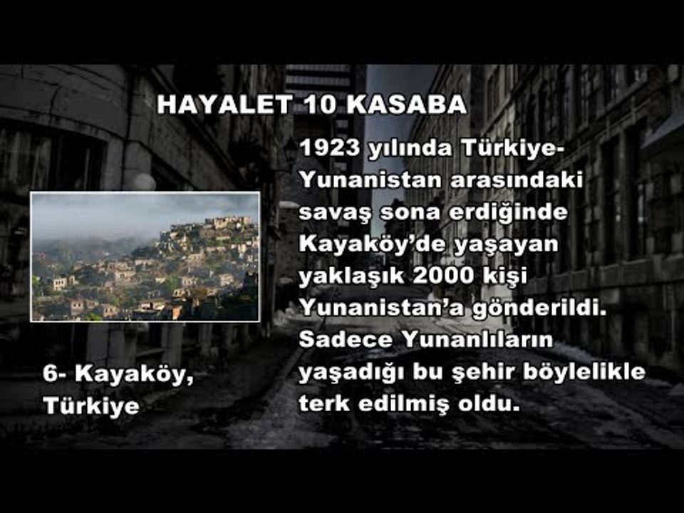 Hayalet 10 Kasaba