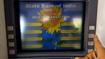 How to withdraw Money from ATM (State Bank of India)