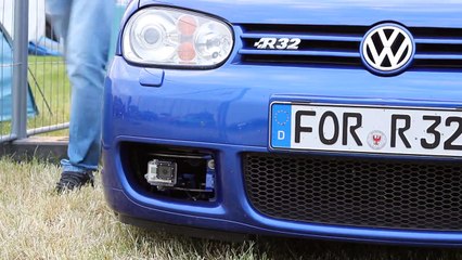 Vais ficar impressionado quando vires o que o para-choques deste Golf R32 esconde