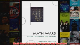 Download PDF  Math Wars A Guide for Parents and Teachers FULL FREE
