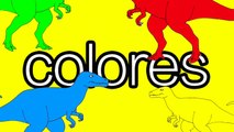 Dinosaurios de colores para niños /Aprende los colores