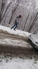 enjoying snowball Wow