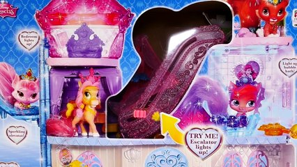Disney Princess Magical Lights Pawlace 3 Level Playhouse, Elevator, Escalator for Palace Pets