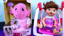 Ugly Baby or Cute Baby? Playing with Baby Doll   Baby Alive Lucy & Surprise Diaper Bag DisneyCarToys