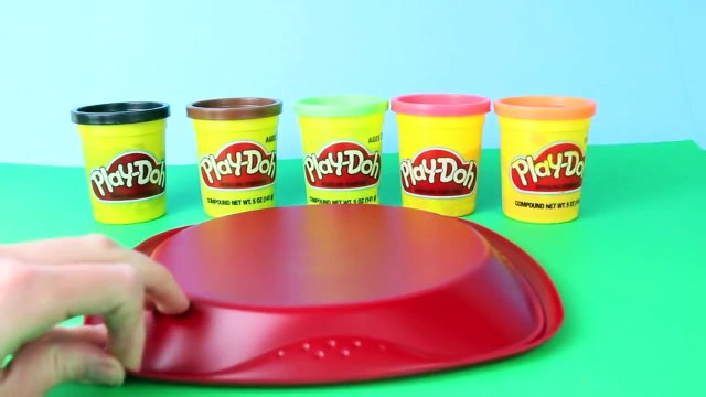 Play Doh Volcano Island, Ocean, Beach Volcano Eruption Lava PlayDough Scenery Mountain DisneyCarToys