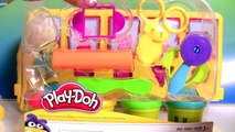 Play Doh Starter Set Using Peppa Pig School Bus - Brinquedos Peppa e George No Ônibus de Atividades