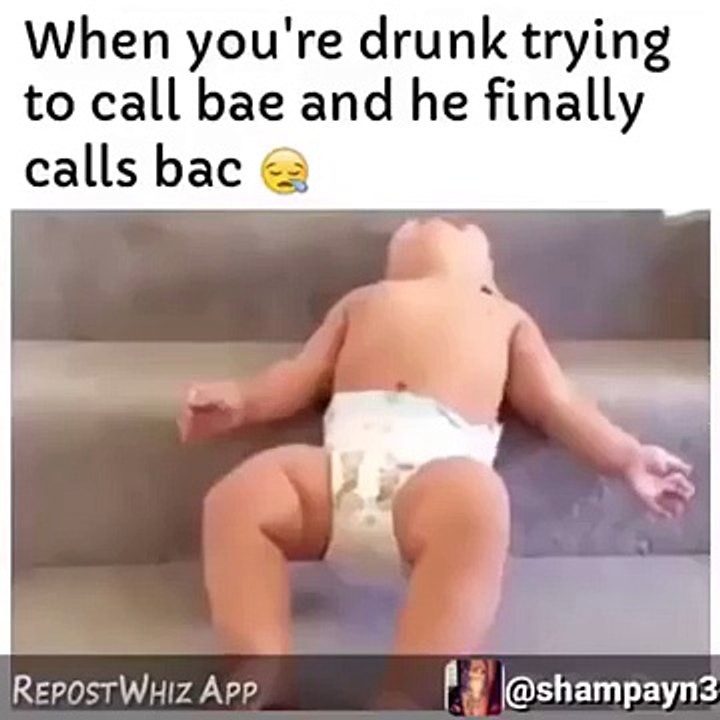 When you're drunk trying to call bae and he finally calls back  Funny Videos 2015