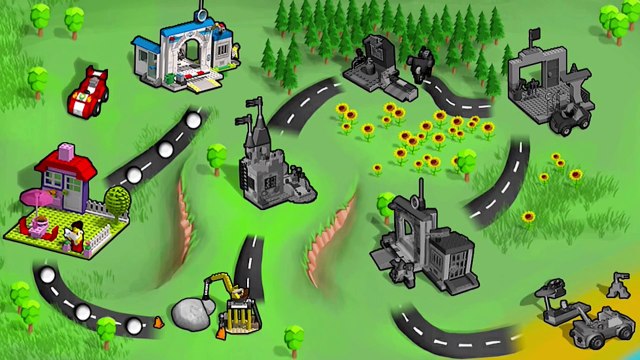 LEGO JUNIORS. Мультики про машинки. ЛЕГО мультики - Супер полицейский