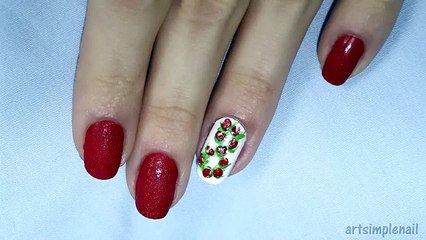 Маникюр на 8 марта Розы