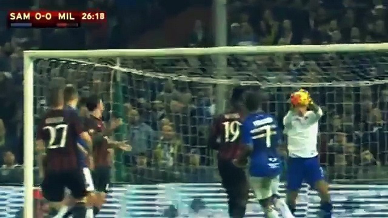 Сампдория 0-1 Милан - Кубок Италии 2015-16 - 1-8 финала - Обзор матча 17.12.2015