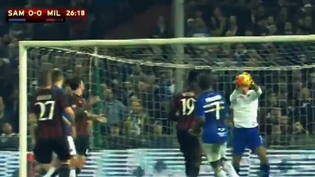 Сампдория 0-1 Милан - Кубок Италии 2015-16 - 1-8 финала - Обзор матча 17.12.2015