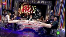 Josie- 'El look de Pablo Iglesias en los Goya es un poco para cenar hidratos en el Costa Concordia'