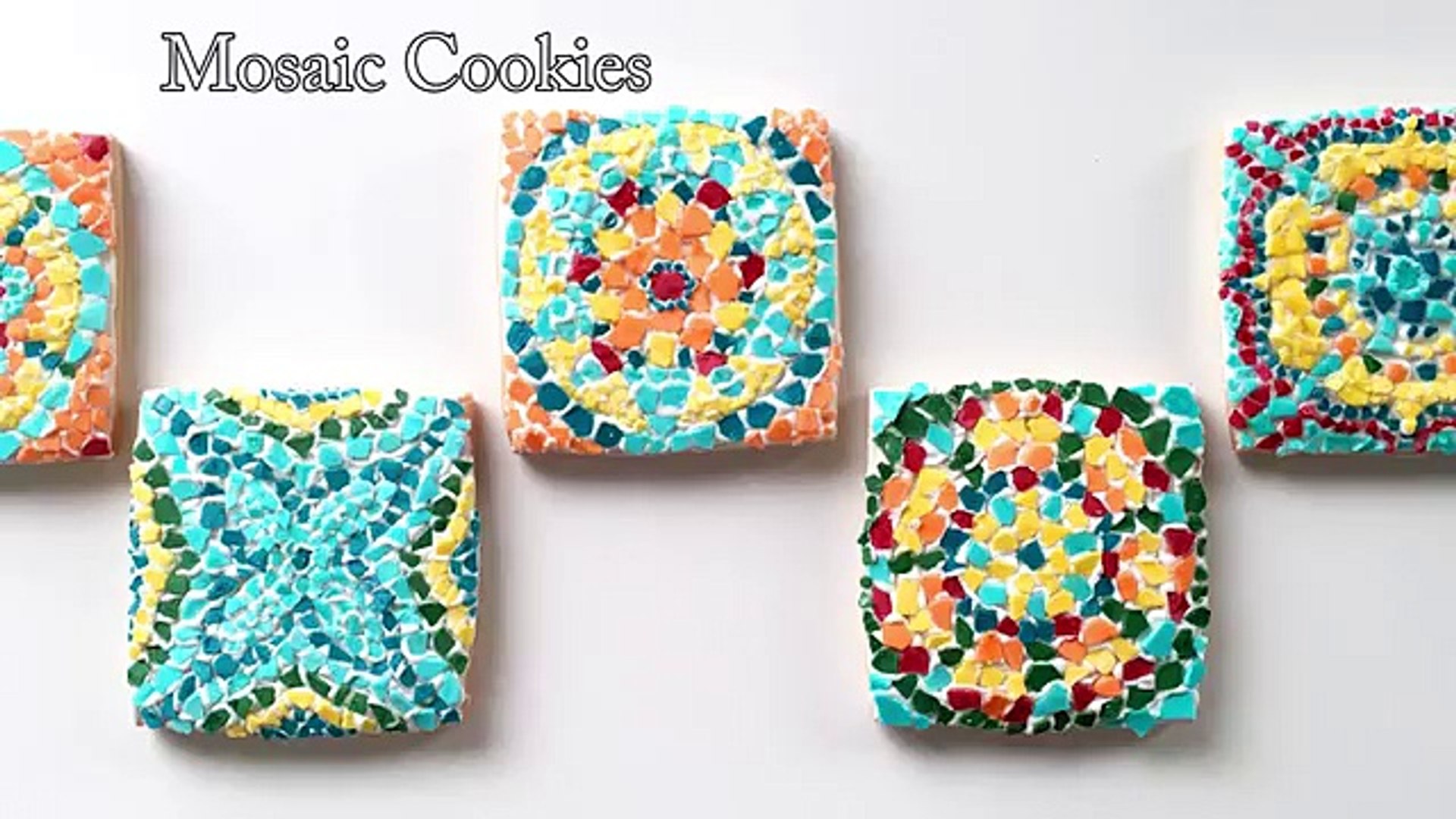 How to How can - How To Decorate Mosaic Cookies , How to , How can , WHat , where , why- How to How 
