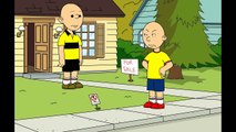 Caillou grounds Charlie Brown and gets grounded