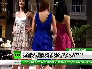 Shocking video of Models fight during ramp walk