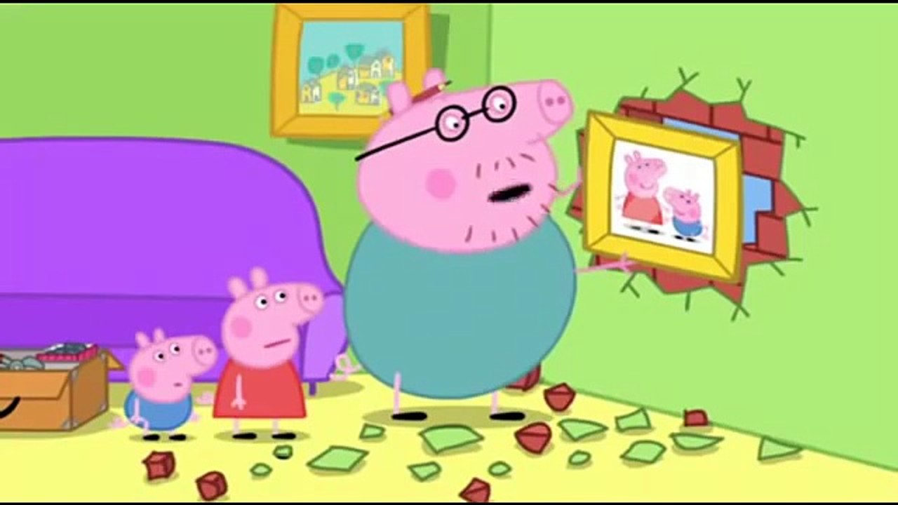 Peppa Pig Daddy Puts Up A Picture mp4 Vid o Dailymotion