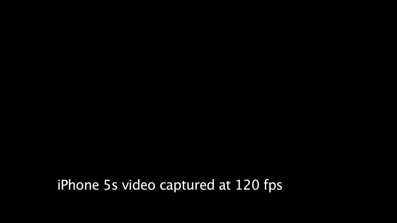 Pop Photo: iPhone 5s Slow Motion Test