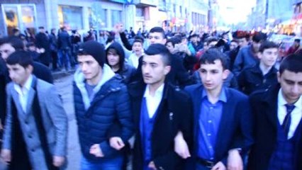 Erzurum'da Saygı Yürüyüşü